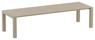 Compamia Vegas XL Extendable 102"-118" Dining Table, Taupe