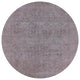 Ahgly Company Indoor Round Mid-Century Modern Area Rugs, 3' Round