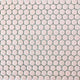 Penny Round Mosaic Tile, 12x12", Soft Pink