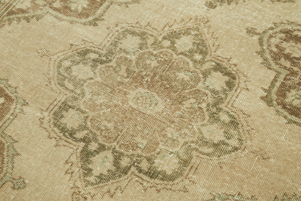 Rug N Carpet - Hand-knotted Anatolian 4' 6" x 12' 8" Rustic Runner Rug