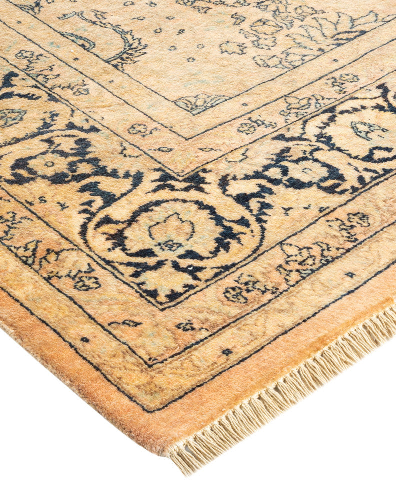 Mogul, One-of-a-Kind Hand-Knotted Area Rug  - Beige, 6' 2" x 9' 3"