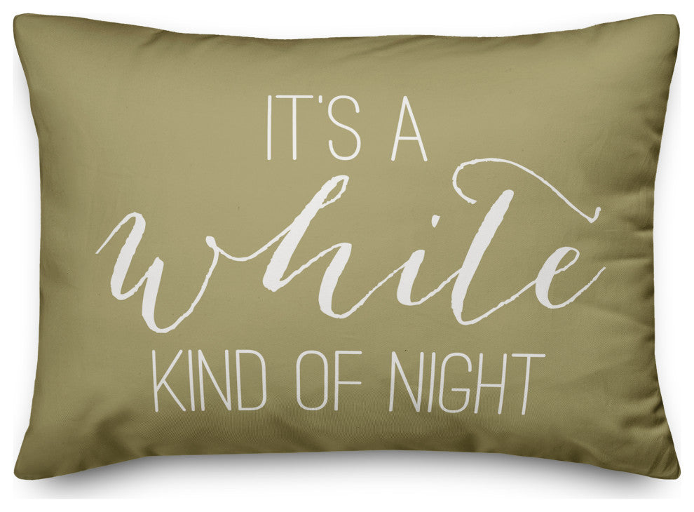 Is it a Red or White Night 14x20 Spun Poly Pillow