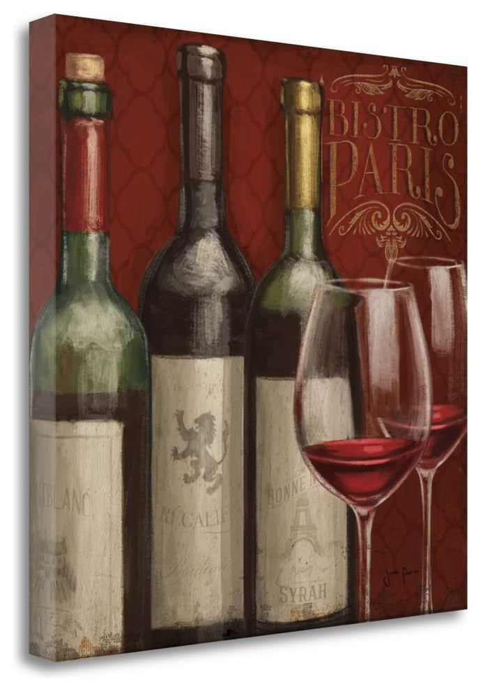 "Bistro Paris III" By Janelle Penner, Giclee Print on Gallery Wrap Canvas