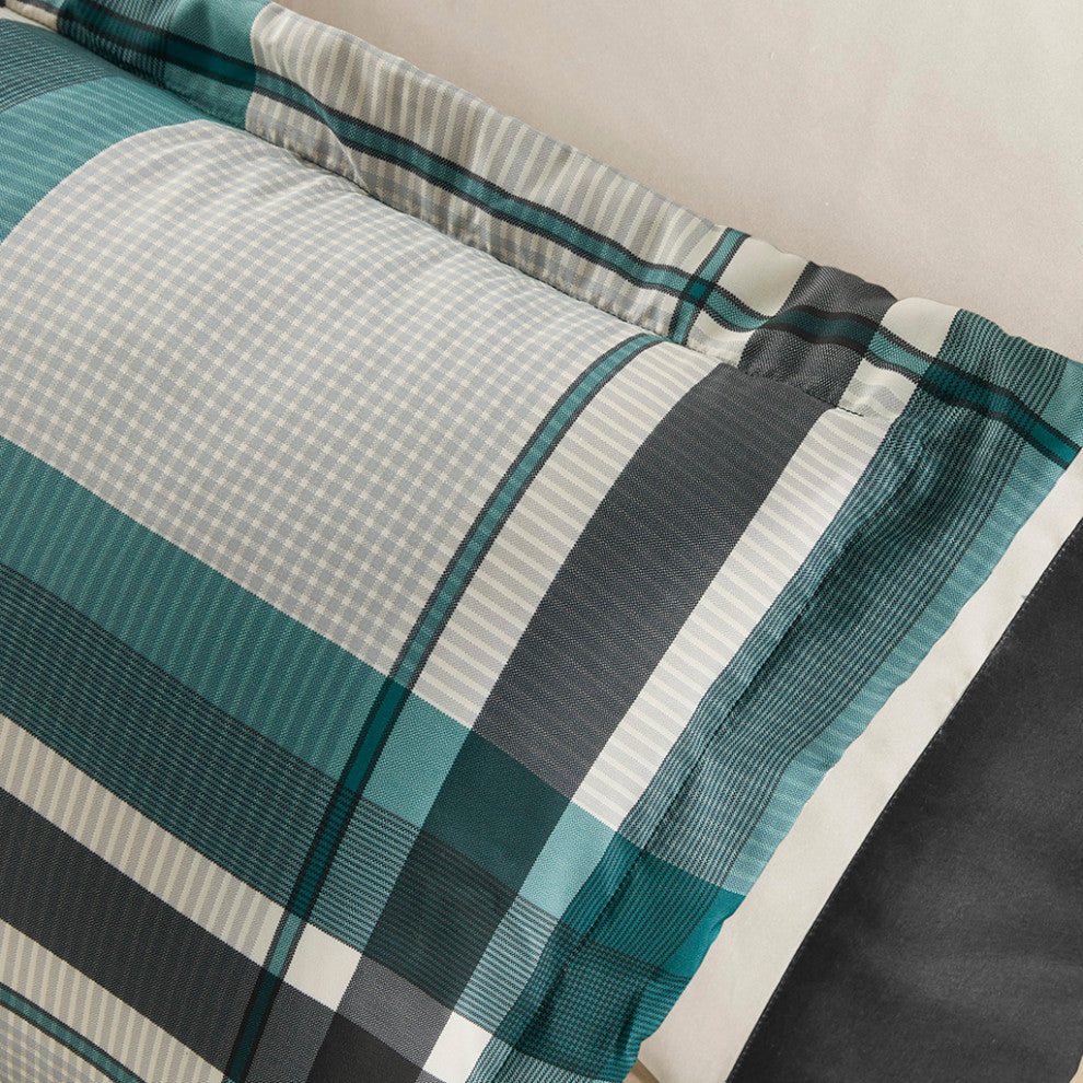 Intelligent Design Robbie Plaid Comforter Set With Bed Sheets