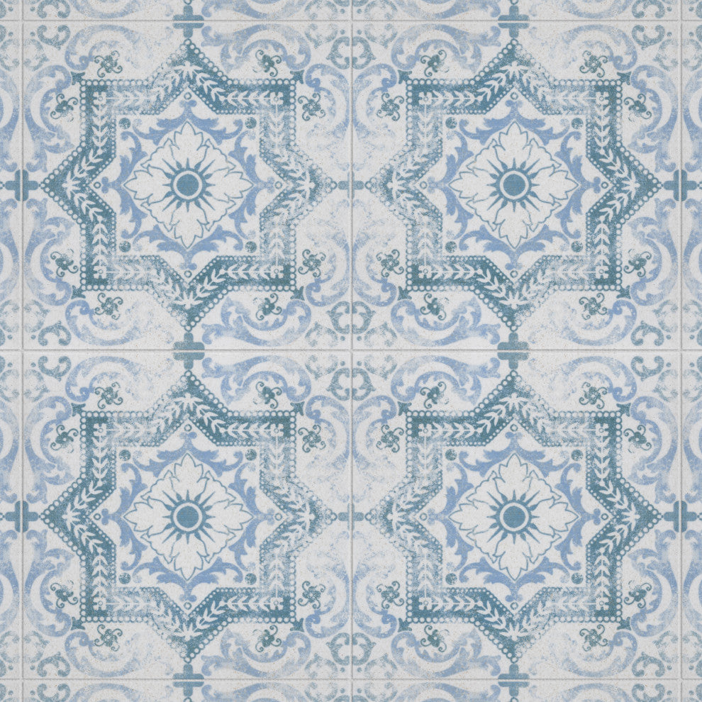 Klinker Alcazar Quarry Floor and Wall Tile, Petunia