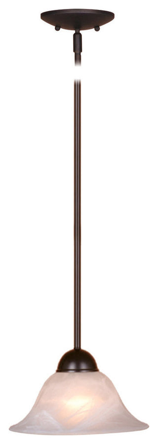 Da Vinci 9.75" Mini Pendant Oil Burnished Bronze