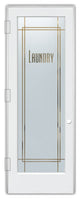 Laundry Door - Ultra Laundry - Primed - 30" x 96" - Knob on Right - Push Open