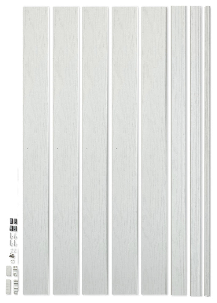 Renew 4ft Wire Shelf Cover Kit - White