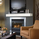 Zachary Non-combustible 72" Shelf Whitewash Finish
