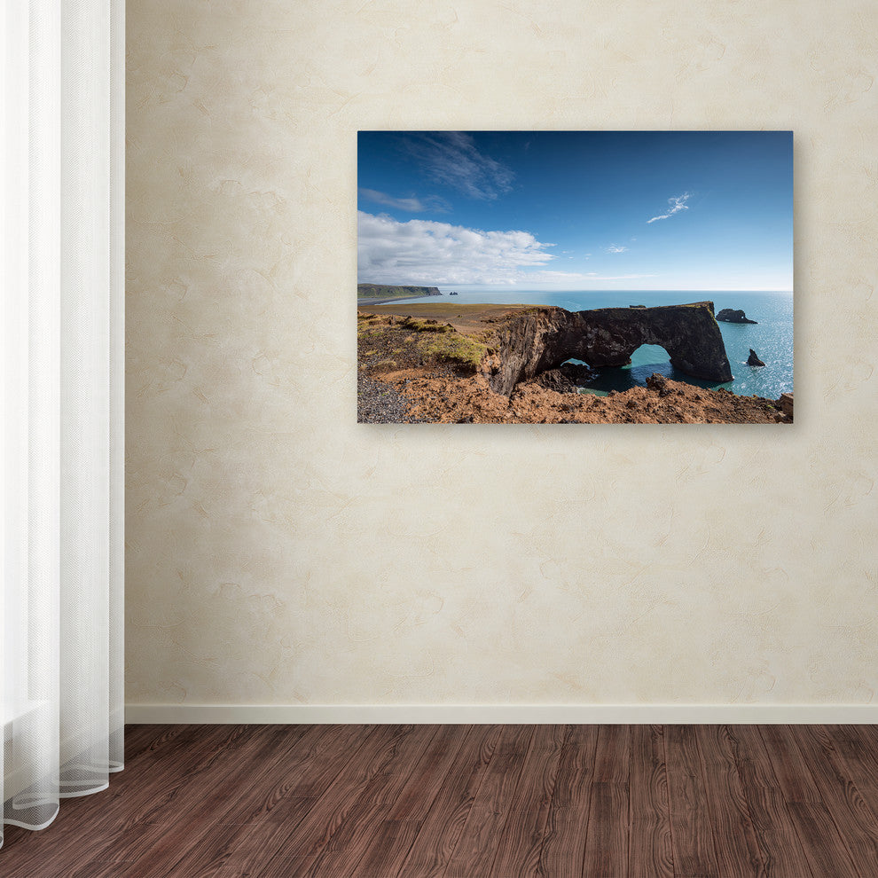 Philippe Sainte-Laudy ''Dyrholaey Cape'' Canvas Art