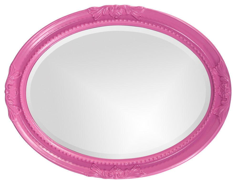 Queen Ann Mirror, Hot Pink