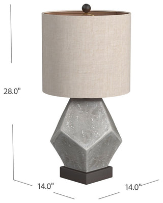 Wallace Table Lamp - Cement