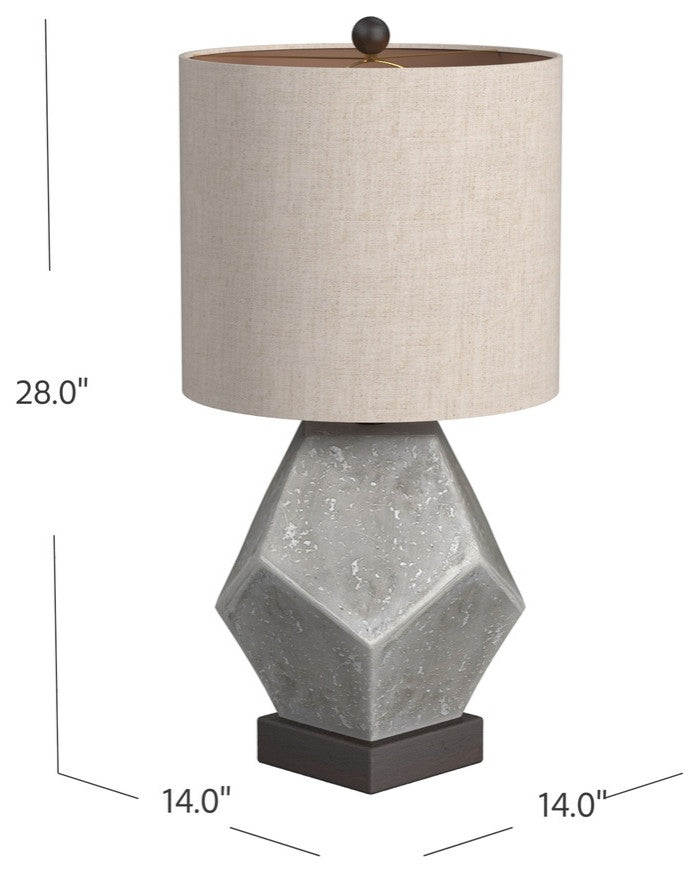 Wallace Table Lamp - Cement