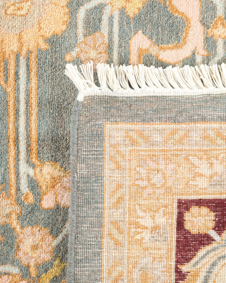 Anna, One-of-a-Kind Hand-Knotted Area Rug Gray, 6'1"x9'1"