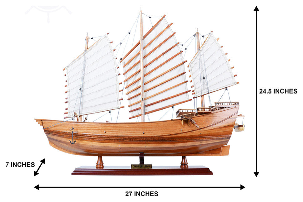 Chinese Junk Wooden model