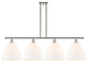 Innovations 516-4I-PN-GBD-121 4 Light Island Light, Polished Nickel