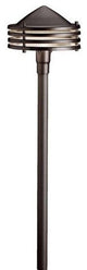 Kichler 1-Light 12V Path and Spread Light, Textured Architectural Bronze, 6"x23"