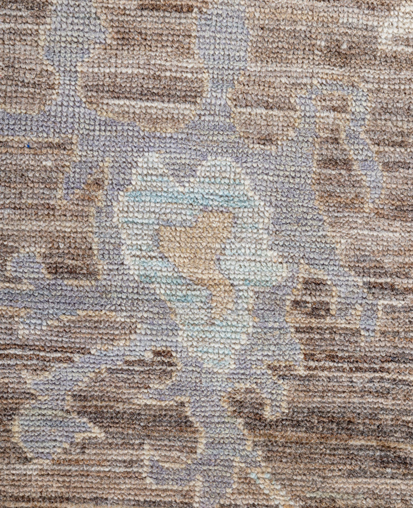 Oushak One-of-a-Kind Hand-Knotted Area Rug Gray, 9'9" x 13'8"