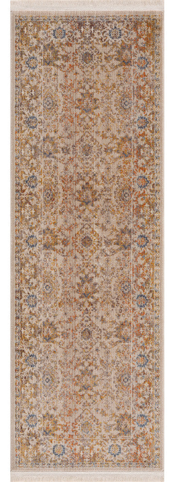 Rustic Oriental Area Rug, 2'' X 6''
