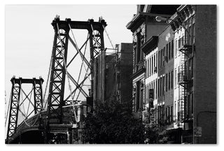 "Williamsburg Bridge" Canvas Art by Yale Gurney, 30"x47"