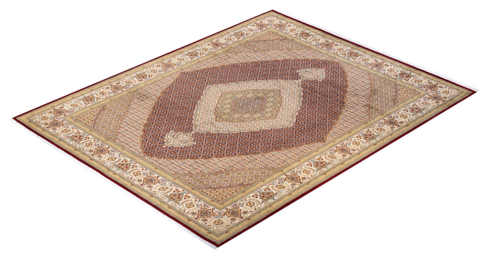 Kyonpyaw One-of-a-Kind Hand-Knotted Area Rug Orange, 8'2"x10'5"