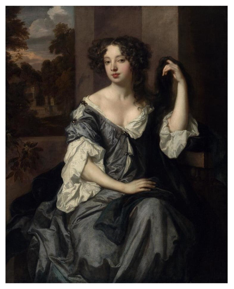 "Portrait of Louise de Keroualle, Duchess of Portsmouth" Paper Art, 24"x30"