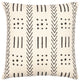 Surya Malian Pillow Shell With Polyester Insert 22"H X 22"W (Cream)
