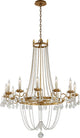 Troy Lighting Viola Eight Light Chandelier F5366