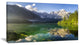 Green Mountain Lake in the Alps, Landscape Canvas Art Print, 40x20