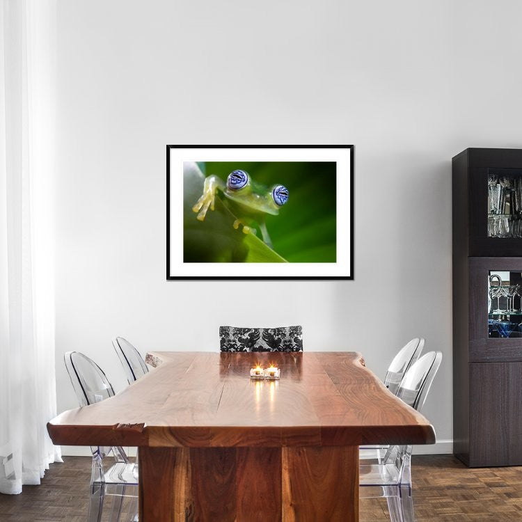 "Im a bit shy" Framed Digital Print by Ghizzi Panizza Alberto, 44x32"