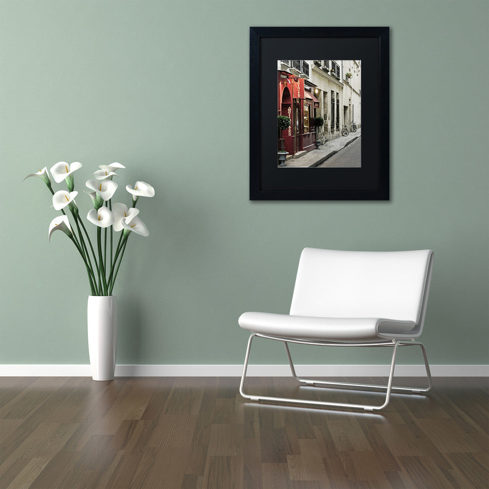 'Parisian Antiques' Matted Framed Canvas Art by Preston