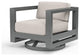Redondo Weather-Resistant Frame Outdoor Swivel Club Chair