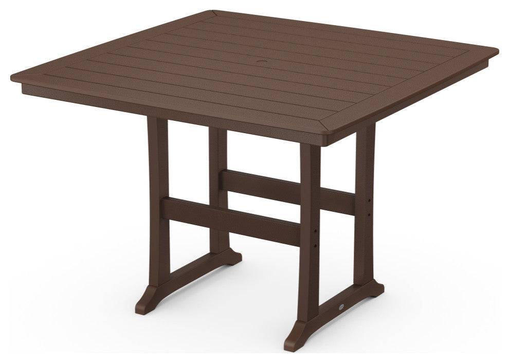 POLYWOOD Nautical Trestle 59" Bar Table
