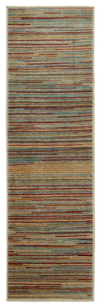 Rug N Carpet - Handwoven Oriental 2' 9" x 9' 3" Runner Oushak Area Rug