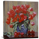 "Tulips In a Porcelain Vase" Artwork, 27" x 30"