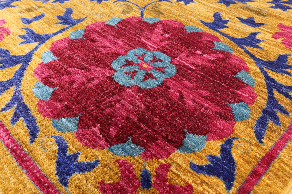 William Morris Handmade Wool Rug 9' 3" X 12' 1" Q6546