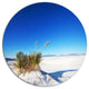 White Sands Park In Usa, Landscape Round Wall Art, 11"