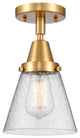 INNOVATIONS LIGHTING 447-1C-SG-G64 Small Cone Flush Mount
