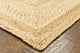 Classic Jute Flaxen Indoor Area, 5' x 8'