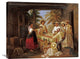 "Spanish Card Games" Stretched Canvas Giclee by Manuel Serrano, 30"x24"