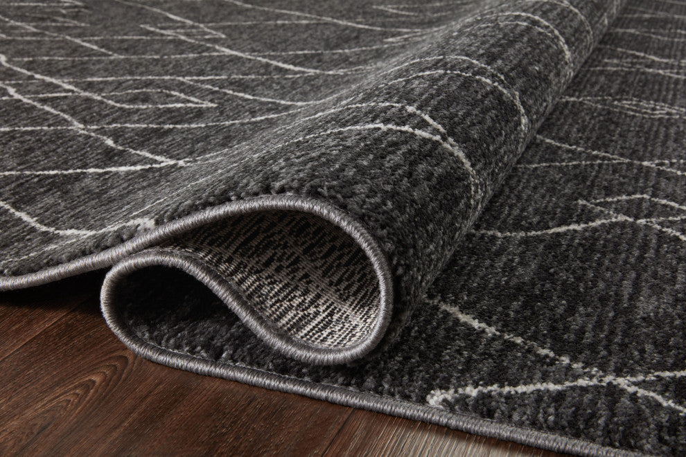Loloi II Vance Charcoal / Dove 2'-7" X 12'-0" Area Rug