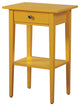 Glory Furniture Dalton 1 Drawer Nightstand in Yellow