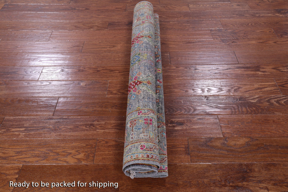 4' 0" X 6' 2" Handmade Persian Tabriz Wool Rug Q10121