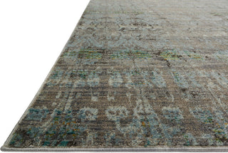 Loloi Javari  Rug, Steel/Lagoon, 7'10"x10'