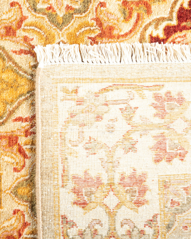 Mogul, One-of-a-Kind Hand-Knotted Area Rug Ivory, 2'7"x13'3"