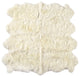 Lalo Lambskin Rug-White-5.7'x5.75'