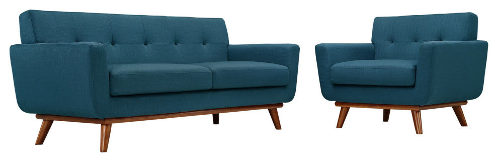 Azure Engage Armchair and Loveseat Set of 2