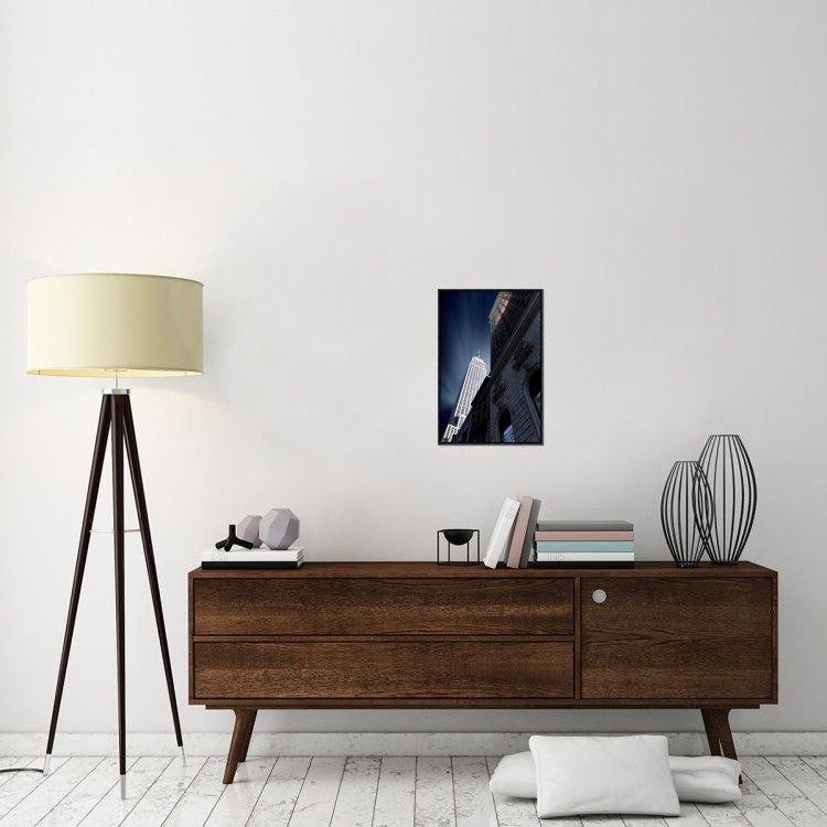 "Skyscraper" Framed Canvas Giclee by Sebastien Del Grosso, 16x23"