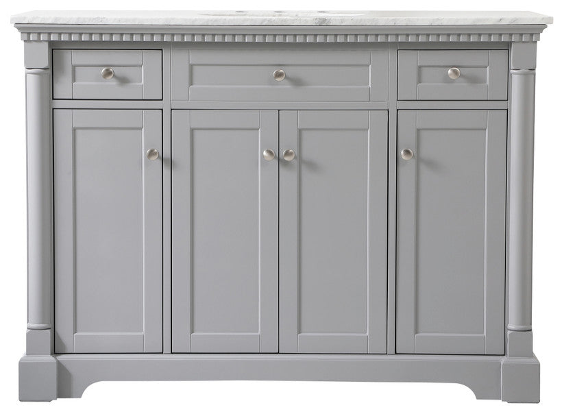 Home Living 48" Single Bathroom Vanity, Gray