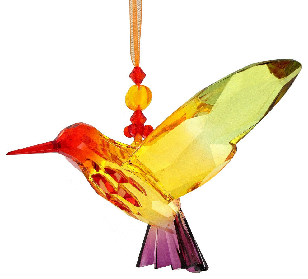 Five Tone Acrylic Hanging Hummingbird Ornament